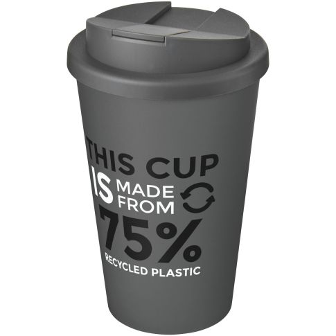 Americano&reg; Eco 350 ml recycled tumbler with spill-proof lid