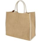 Harry coloured edge jute tote bag 25L