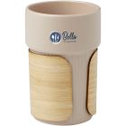 Fika 340 ml tumbler with bamboo sleeve