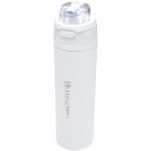Theron 800 ml RCS recycled single wall stainless steel water bottle with dual function lid
