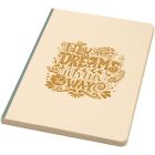 Liliana A5 sugarcane and RPET soft cover notebook