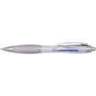 Nash RCS recycled plastic ballpoint pen with coloured barrel and grip (blue ink)