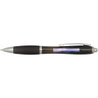 Nash RCS recycled plastic ballpoint pen with coloured barrel and grip (blue ink)