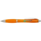 Nash RCS recycled plastic ballpoint pen with coloured barrel and grip (black ink)