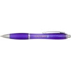 Nash RCS recycled plastic ballpoint pen with coloured barrel and grip (black ink)