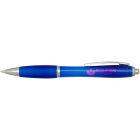 Nash RCS recycled plastic ballpoint pen with coloured barrel and grip (black ink)