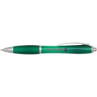 Nash RCS recycled plastic ballpoint pen with coloured barrel and grip (black ink)