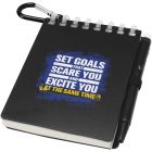 Lig Mini recycled outdoor soft cover notebook and ballpoint pen set (black ink)