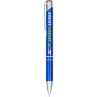 Moneta anodized aluminium click ballpoint pen (blue ink)