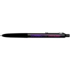 Soffit recycled aluminium click anodized ballpoint pen (blue ink)