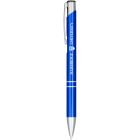 Moneta anodized aluminium click ballpoint pen (black ink)