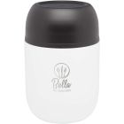 Supo 480 ml double-walled recycled stainless steel lunch pot with foldable spoon