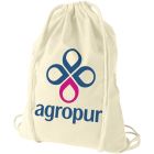 Oregon 100 g/m² Cotton Branded Drawstring Bag 5L