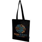 Madras Blend 140 g/m² GRS recycled cotton tote bag 7L
