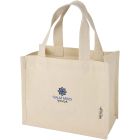 Odessa 220 g/m² GRS recycled cotton mini gusset tote bag 9L