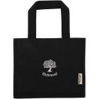 Odessa 220 g/m² GRS recycled cotton mini gusset tote bag 9L