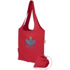 Madras Blend 140 g/m² GRS recycled foldable cotton tote bag 7L
