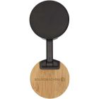 Alcor recycled plastic foldeable magnetic phone stand with bamboo details