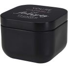 Tindra square tin candle with vanilla aroma