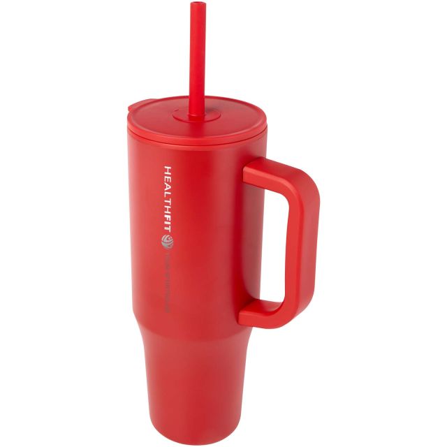 Brady 900 ml RCS certified insulated tumbler with silicone straw