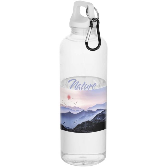 Oregon 750 ml RCS recycled plastic water bottle with carabiner