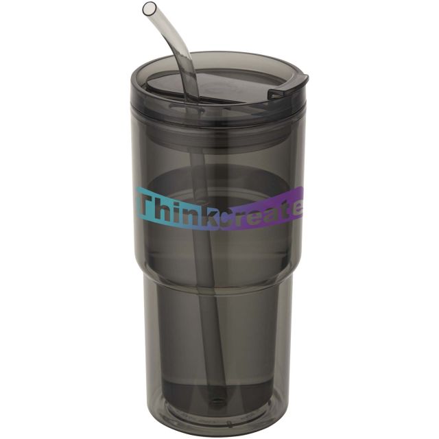 Archer 480 ml double wall plastic tumbler