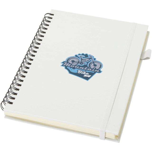 Liss A5 recycled plastic hard cover spiral notebook