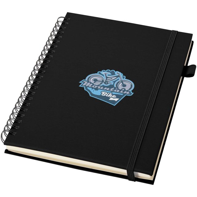Liss A5 recycled plastic hard cover spiral notebook
