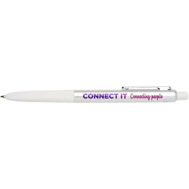 Soffit recycled aluminium click anodized ballpoint pen (blue ink)