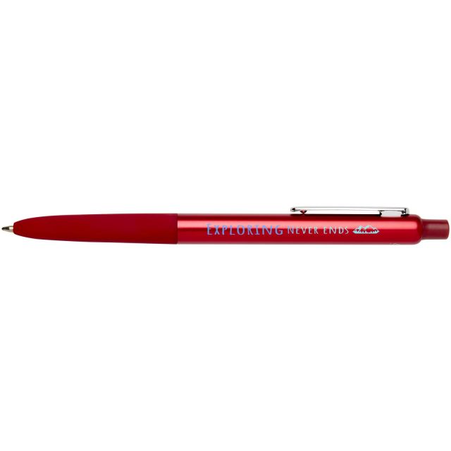 Soffit recycled aluminium click anodized ballpoint pen (blue ink)