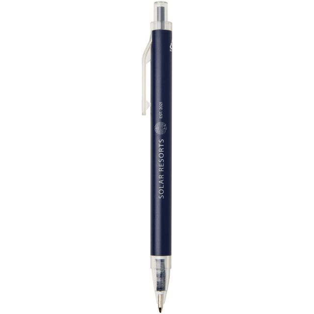 Spectrum recycled aluminium ballpoint pen (blue ink)