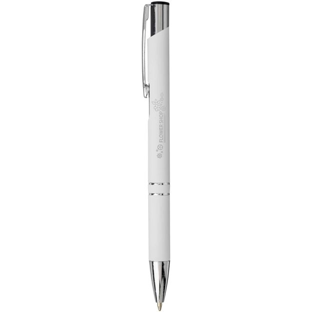 Moneta soft touch ballpoint pen (black ink)