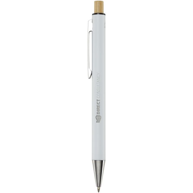 Cyrus recycled aluminium ballpoint pen (blue ink)