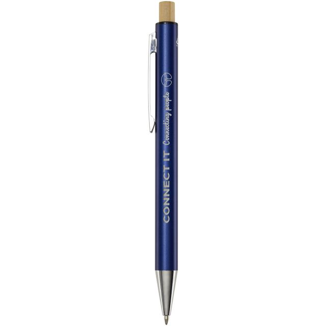 Cyrus recycled aluminium ballpoint pen (blue ink)