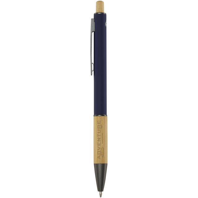 Darius recycled aluminium ballpoint pen (blue ink)