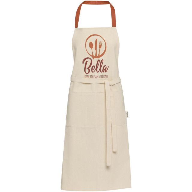 Nia 200 g/m² recycled cotton apron