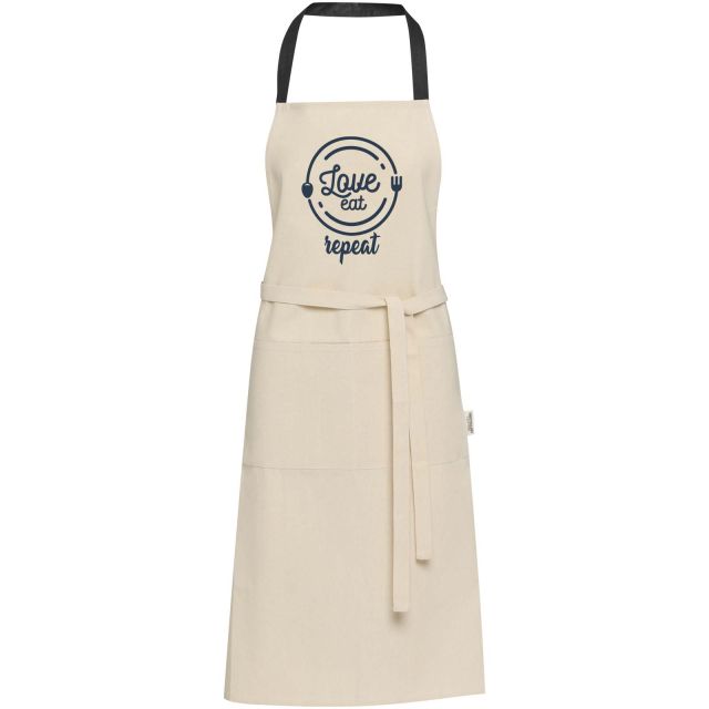 Nia 200 g/m² recycled cotton apron
