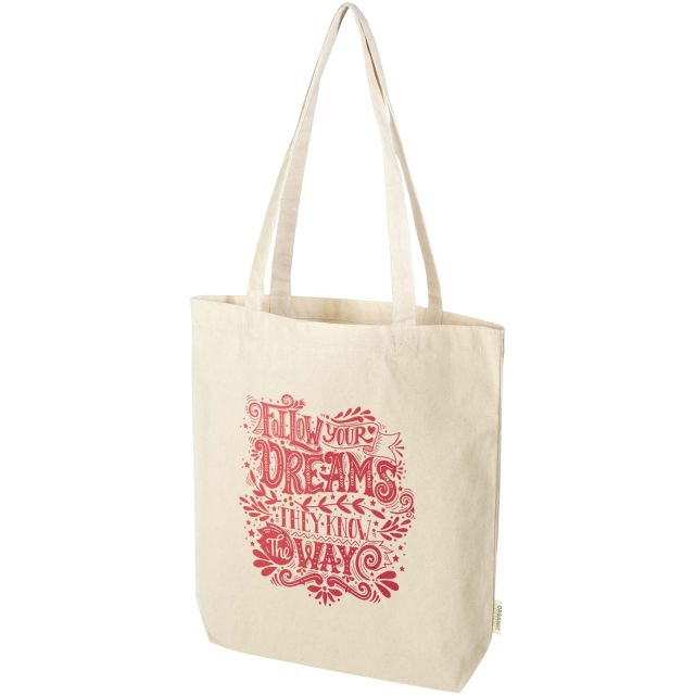 Odisha 270 g/m² OCS organic tote bag 10L