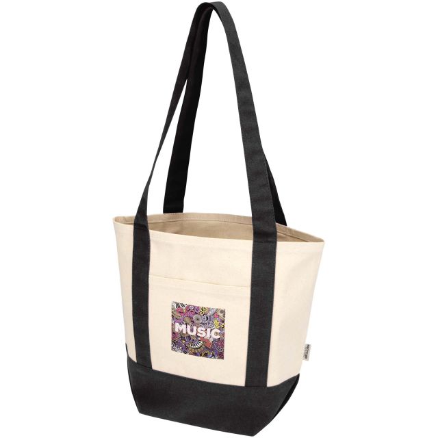 Sam 320 g/m² GRS recycled mini cotton tote bag