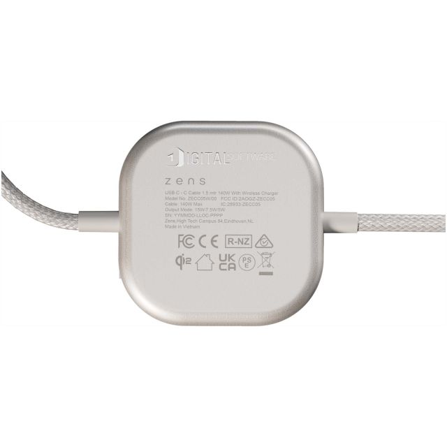 Zens Pro 2 140W USB-C 2-in-1 charging cable