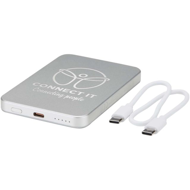 Avis 5000 mAh RCS recycled aluminium magnetic power bank