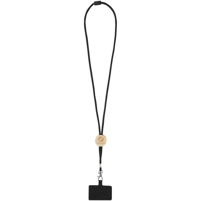 Adhab smartphone lanyard with bamboo details
