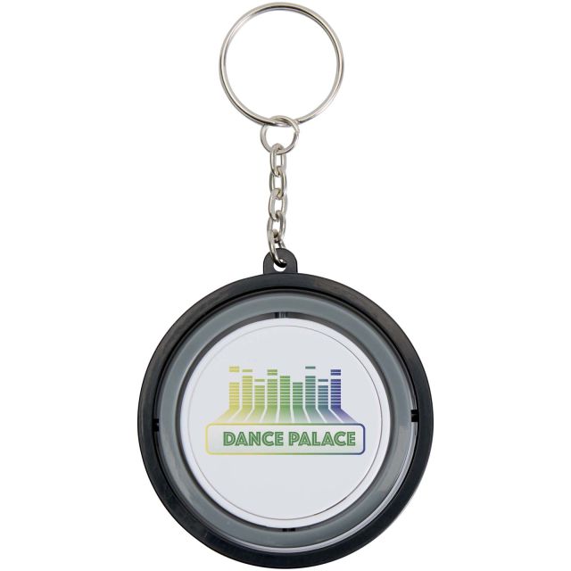 Spinx recycled plastic gyroscope fidget keychain