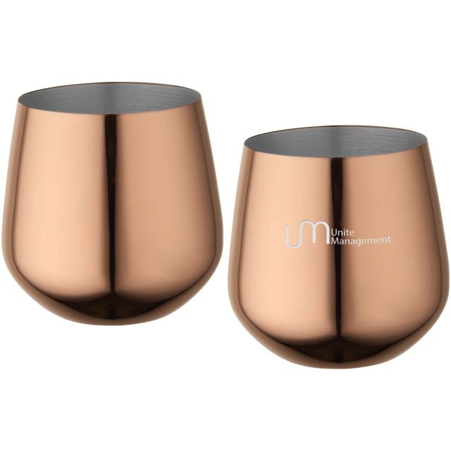 Cascade 540 ml stainless steel cup set