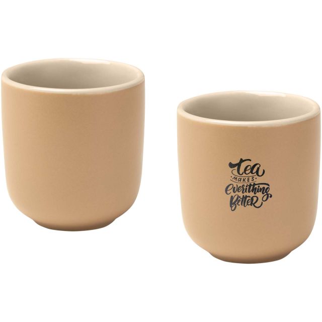 Male 90 ml ceramic espresso cups - set of 2