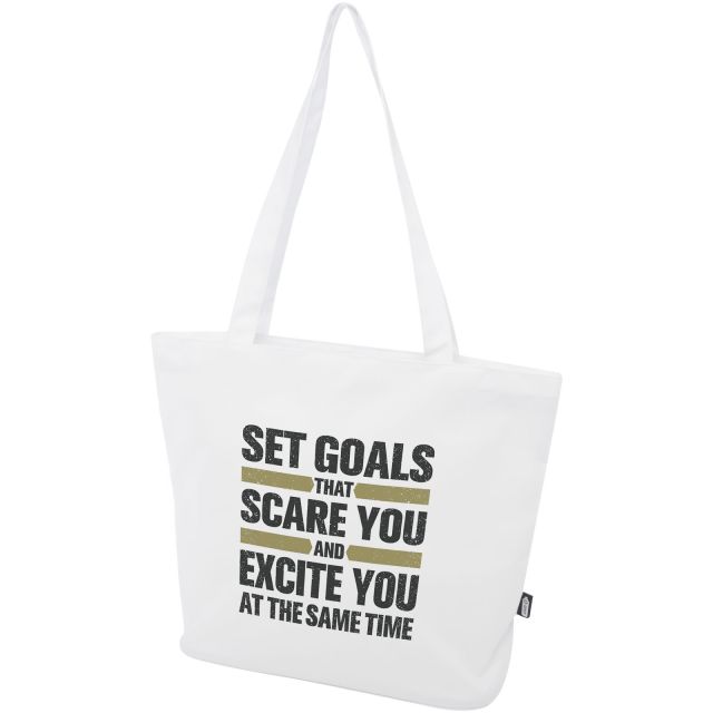 Panama GRS recycled zippered tote bag 20L