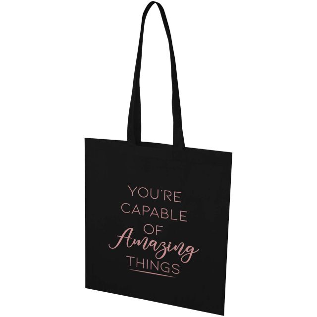 EcoSeal GRS recycled nonwoven convention tote bag 6L