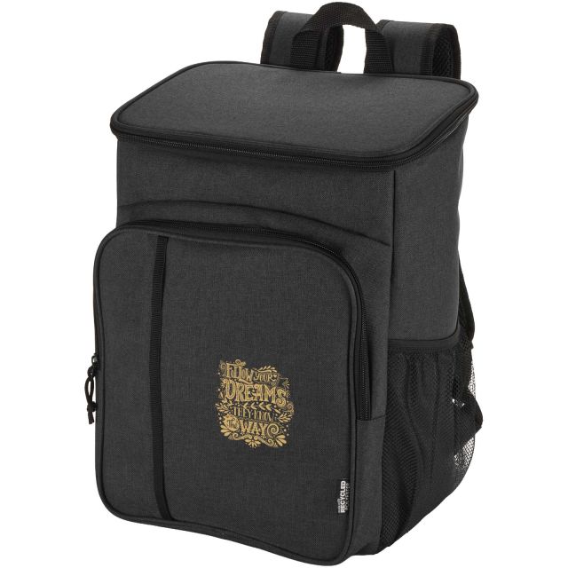 Tundra GRS recycled picnic cooler backpack with cutlery set 20L