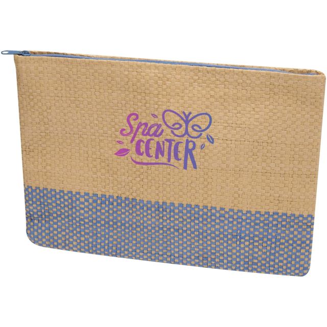 Rhythm straw paper zipped pouch 3L