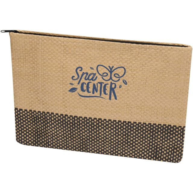 Rhythm straw paper zipped pouch 3L